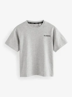 T-Shirts|Tops*smALLSAINTS Zwart/wit - Boys Logo Crew Relaxed T-Shirts 3 Pack