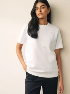Tops En T-Shirts*Next - Verpakking van 2 dikke T-shirts met korte mouwen Zwart/wit