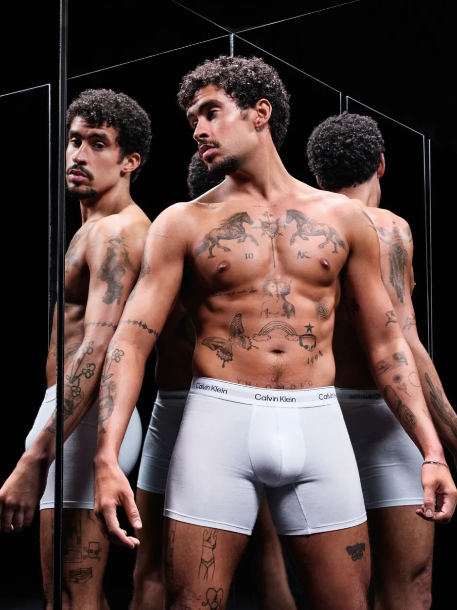 Ondergoed|Ondergoed|Calvin Klein - Icon Cotton Stretch Boxer Briefs 3 Pack Zwart/wit/grijs