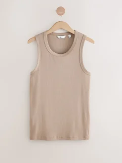 T-Shirts En Hemden*Next Zwart/wit/naturel/marineblauw - 4 Stuks slim-fit - Tricot hemdje