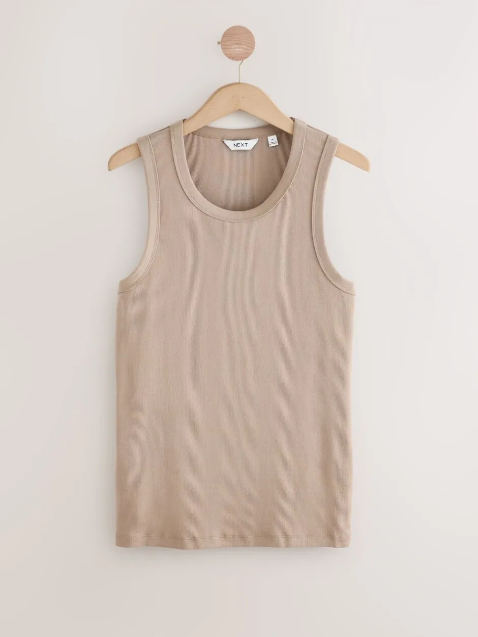 T-Shirts En Hemden*Next Zwart/wit/naturel/marineblauw - 4 Stuks slim-fit - Tricot hemdje
