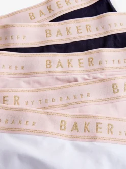 Alle Ondergoed|Baker by Ted Baker - boxershorts 5 stuks Zwart/wit/nude