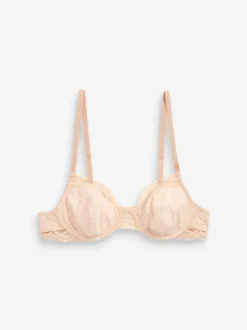 Beha's|Next Zwart/wit/pastelroze huidskleur - Katoenmix ultiem comfort beha's verpakking van 3