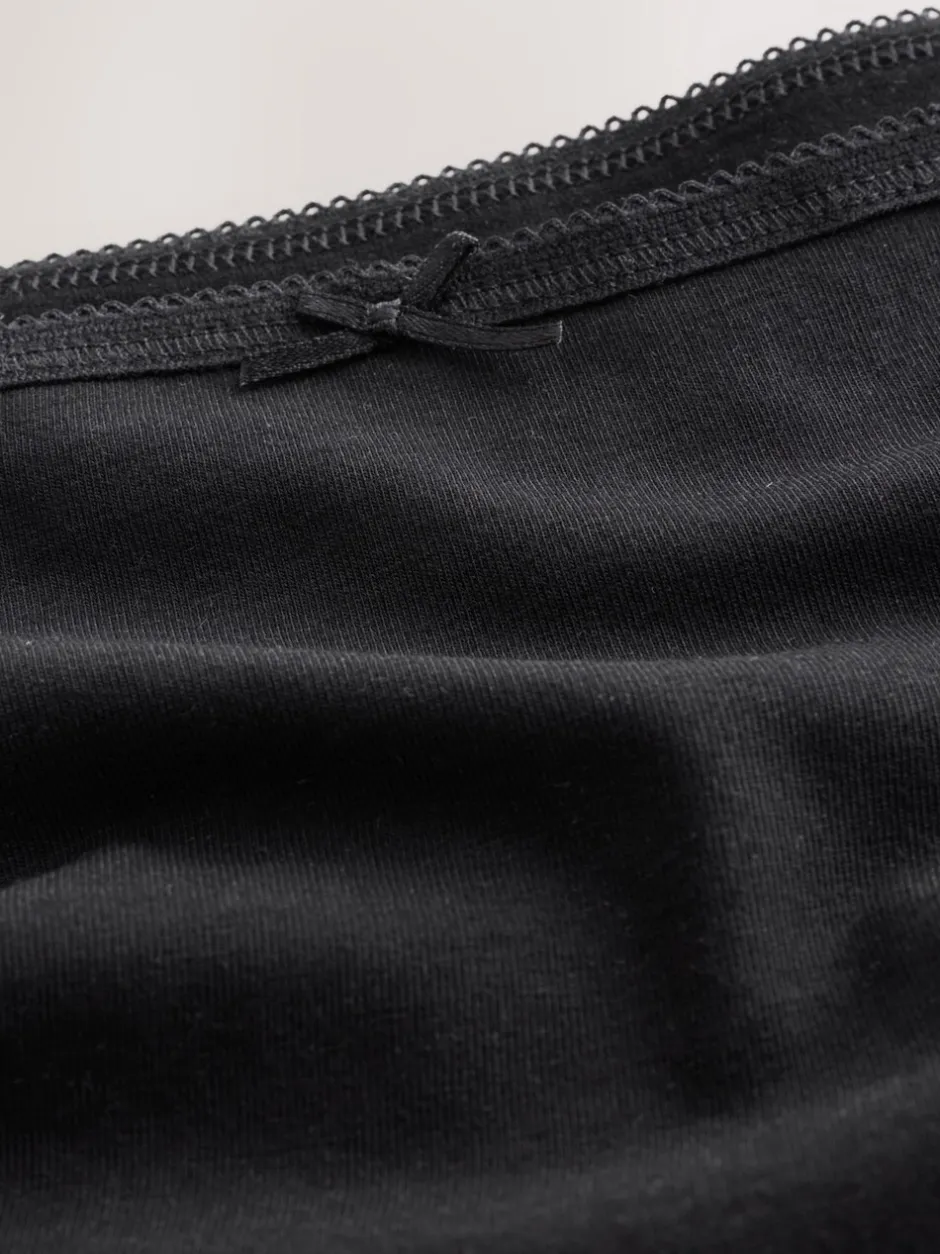 Onderbroeken*Next - Full Briefs Cotton Knickers 10 Pack Zwart/wit/pastelroze huidskleur