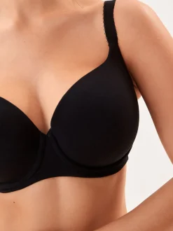 Beha's|Next Zwart/wit/pastelroze huidskleur - DD+ ultiem comfort beha's van katoenmix verpakking van 3