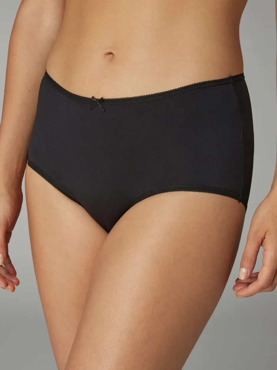 Onderbroeken|Next - Set van 7 slipjes van microvezels Zwart/wit/praline huidskleur
