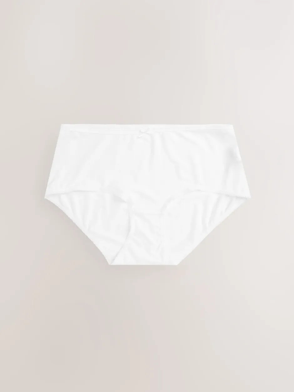 Onderbroeken|Next - Set van 7 slipjes van microvezels Zwart/wit/praline huidskleur