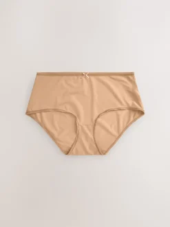 Onderbroeken|Next - Set van 7 slipjes van microvezels Zwart/wit/praline huidskleur
