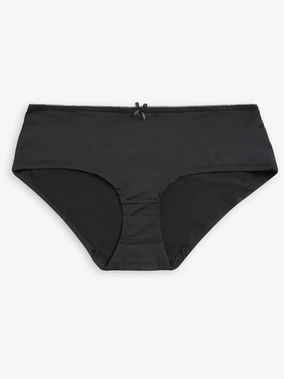 Onderbroeken*Next - Set van 5 slipjes van microvezels Zwart/wit/praline huidskleur