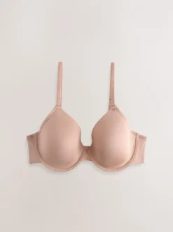 Beha's|Next Zwart/wit/praline huidskleur - A-E Ultimate Comfort Smoothing T-Shirt Beha's 3 Pak