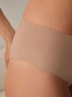 Onderbroeken*Next - Geen zichtbare onderbroeklijn comfortabele slips verpakking van 3 Zwart/wit/praline huidskleur